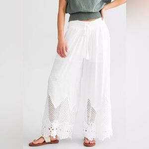 Miss Me Swiss Dot Wide Leg Pant